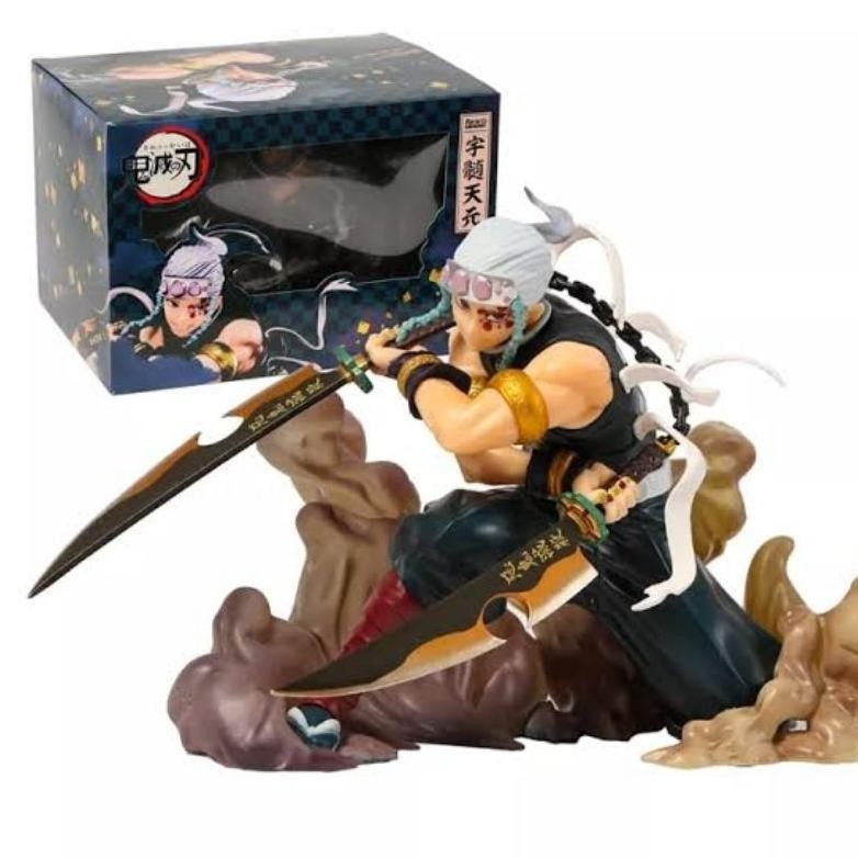 Terlaris Action Figure Demon Slayer Tengen Uzui Battle Fzo Bootleg
