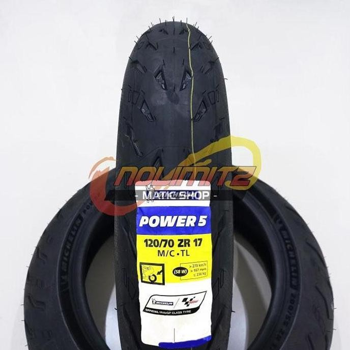 Ban Michelin Power 5 120/70 - 17