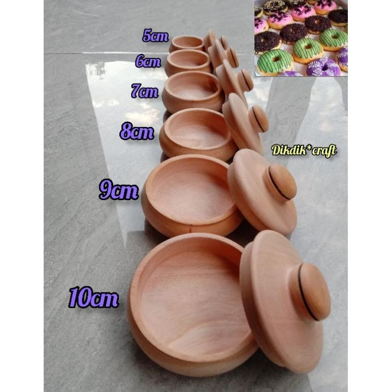 Cetakan donat kayu termurah / cetakan donat bentuk mangkok Nugi