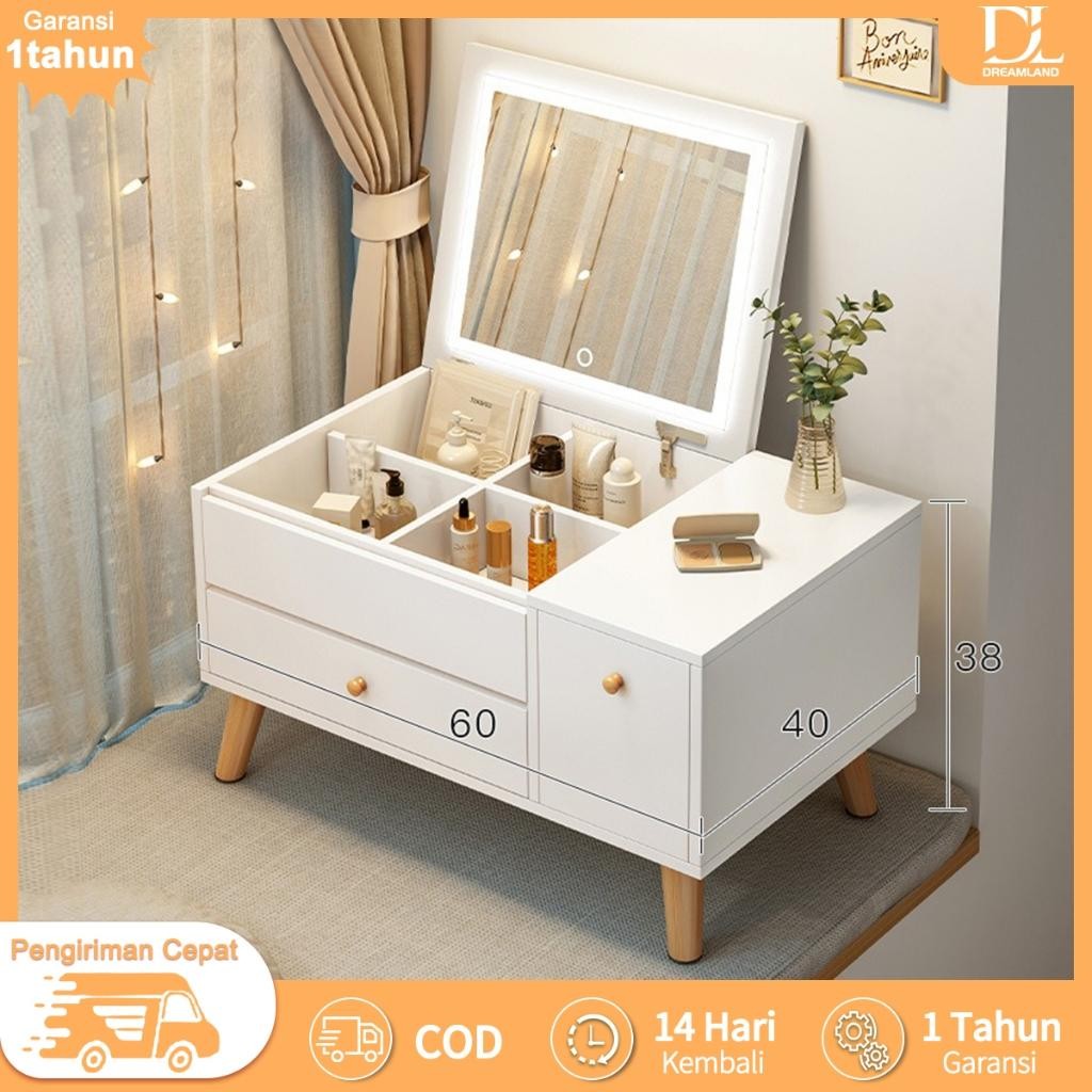 Meja Rias Lampu Minimalis/Meja Rias Led/ Meja Rias Minimalis / LED Lighting Dresser/Meja Rias Meja R