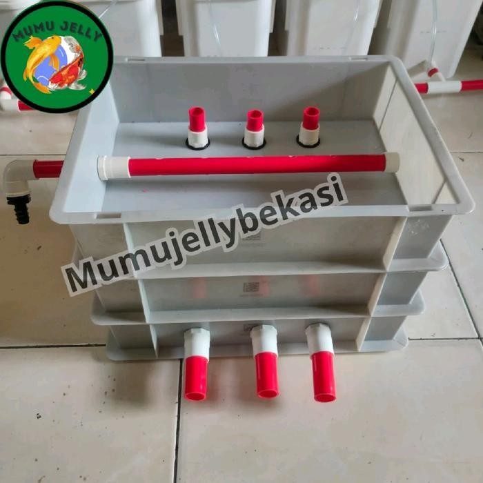 AL trickle filter kolam koi tanpa media filter  3 susun - xs