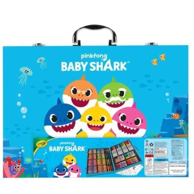 

Crayola Baby Shark Pink Fong Frozen Mickey Mouse Creativity Kit Set Crayon Pencil Color Markers