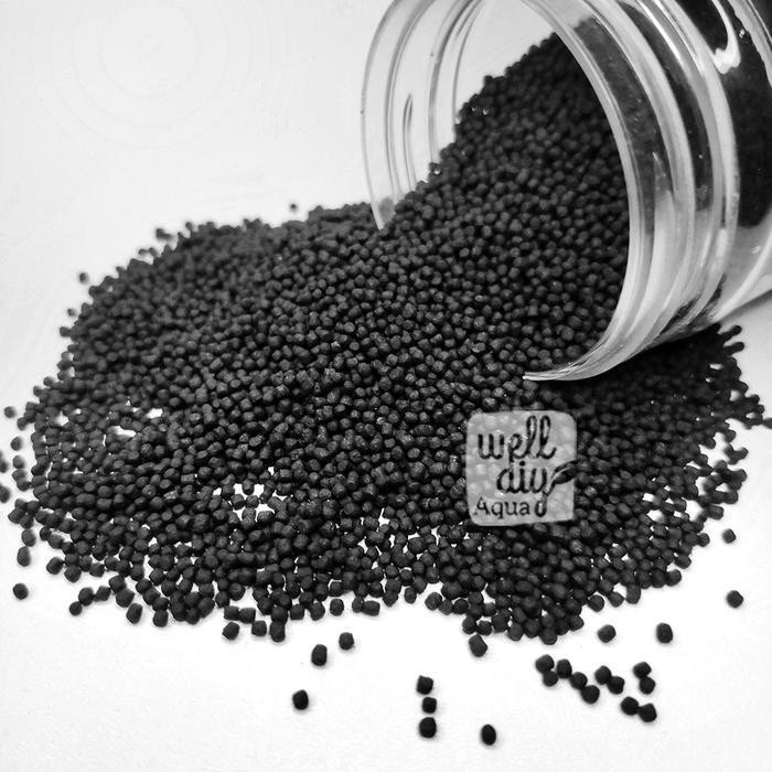 AL Pelet Ikan Channa Asiatica Maru Koi Koki BLACK HOLE Pigment Hitam - 50g
