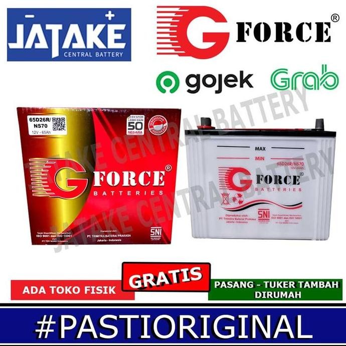 Aki Basah Ns70 / 65D26R Gforce