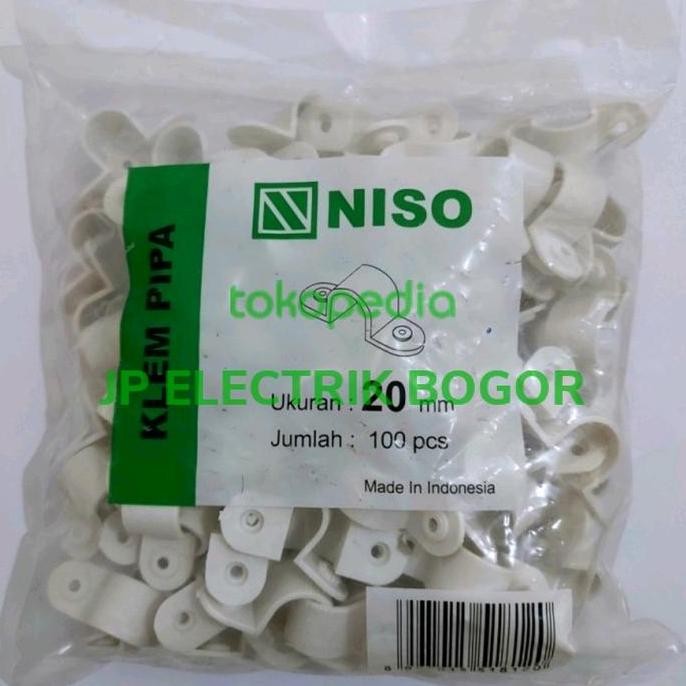 Klem Pipa Conduit Niso 20Mm/Clamp Pipa Conduit 20Mm Niso