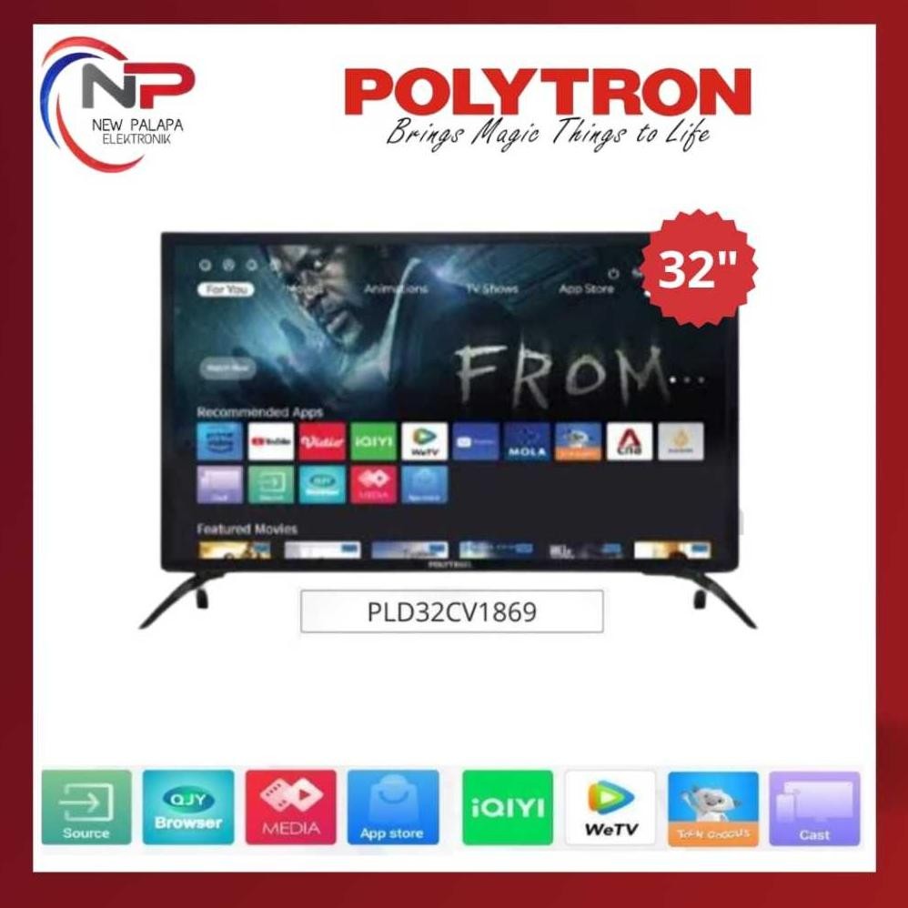 LED SmartTV Polytron 32inch 32CV2269 - SmartTV Polytron 32inch YouTube,Netflix