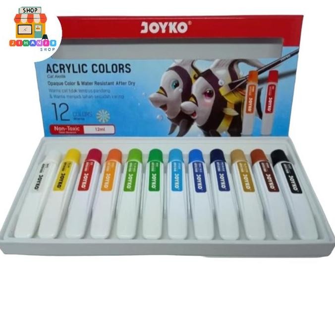 

Cat Akrilik Joyko Titi Acc-12Ml-12 Warna Colors / Acrylic Color