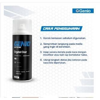 GENIO CRYSTAL CLEAR 250ML - CAIRAN PENGHILANG JAMUR