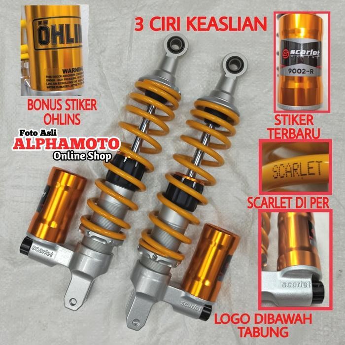 Shock scarlet nmax tabung bawah klik