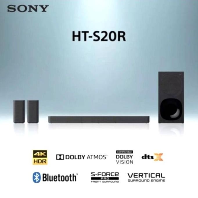Sony Sounbar Ht-S20R Ht S20R Soundbar Garansi Resmi Sony
