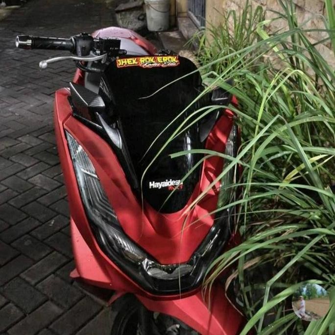 visor/windshield + spion variasi pcx 160 2