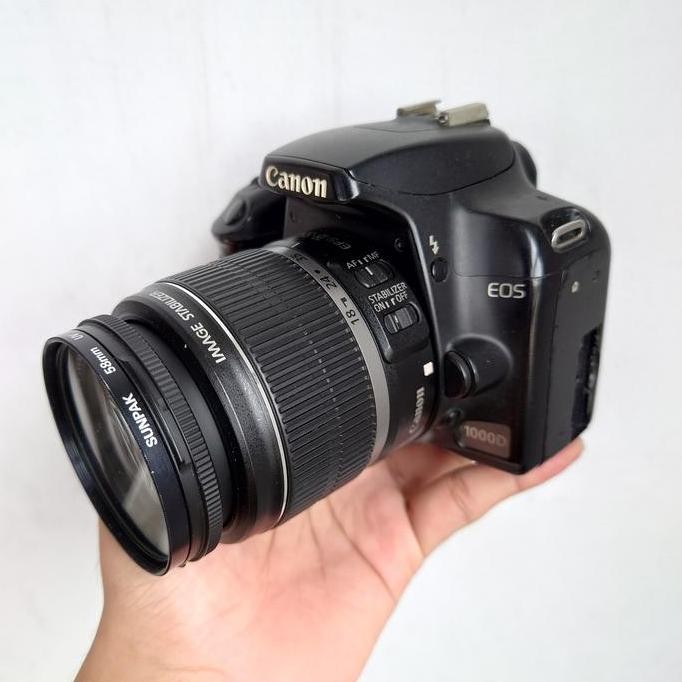 Kamera Dslr Canon 1000D Kit 18-55 Second Co