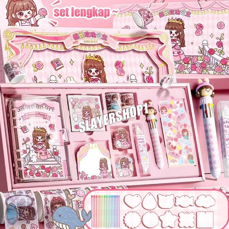 

Diary Set Buku Jurnal Binder Aesthetic Buat Hadiah Ulang Tahun Nugi