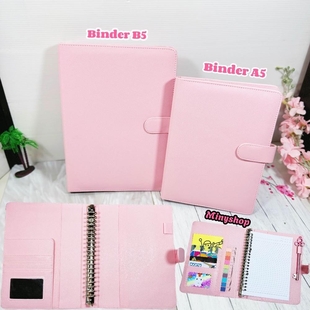 

Binder Polos A5 20 Ring A5 6 Ring B5 26 Ring Pink Soft Agenda Polos Binder Polos A5 B5 Organizer Ekslusif Nugi