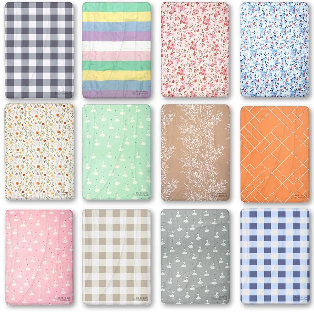 Sarung Kasur Resleting 180x200x T 25/30/35Cm AST Nugi