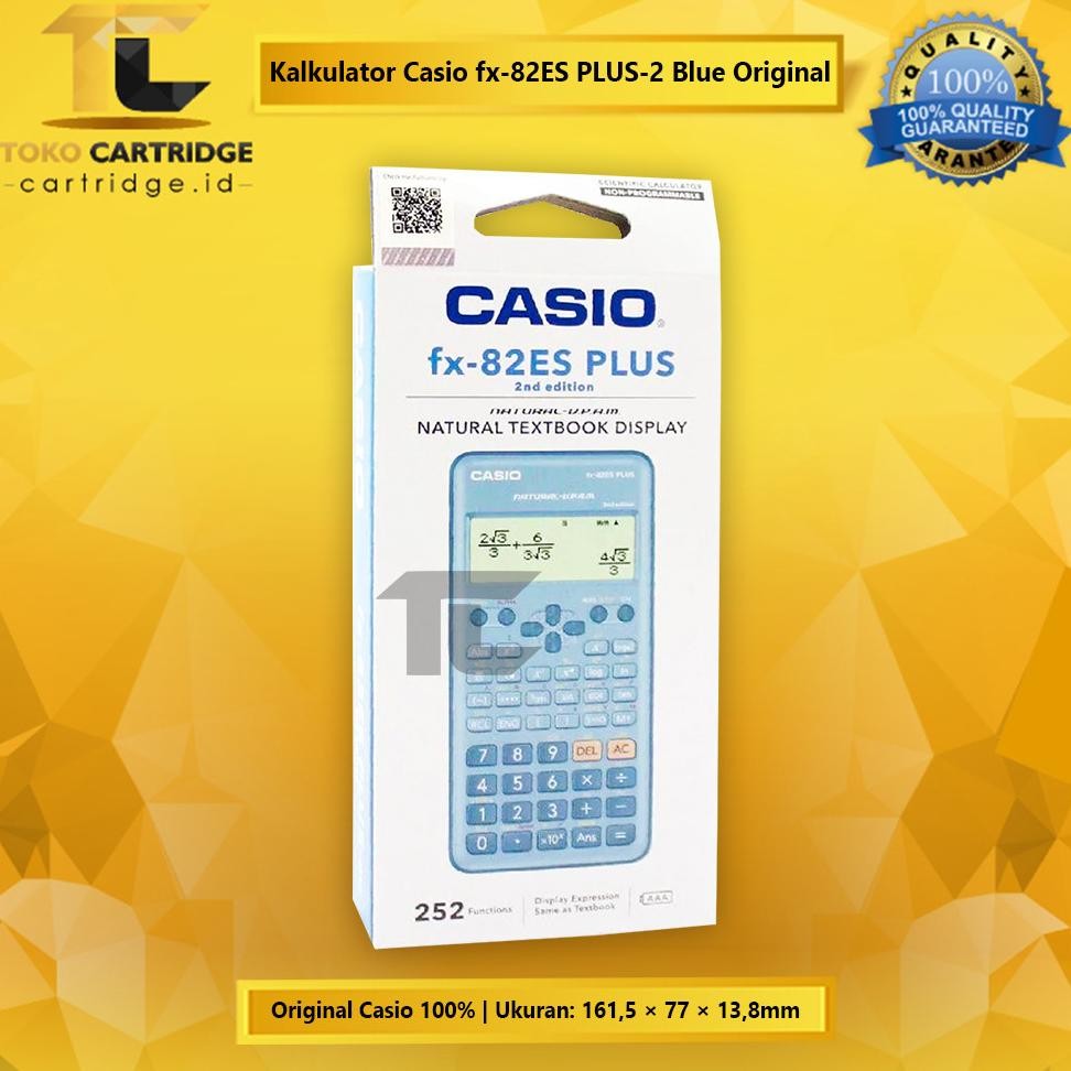 

Kalkulator Casio fx 82ES PLUS-2 12 Digit Calculator Scientific Kalkulator Ilmiah FX 82ES Plus 2 12 Digit Garansi Resmi Original Nugi