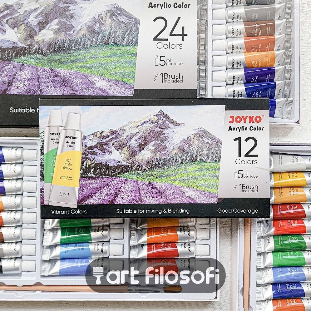 

Cat Akrilik Joyko Set 5ml ACC-5 | Joyko Acrylic Set Nugi