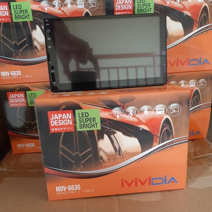 Tape Mobil Doubledin Head Unit Mobil Universal Decklas MVIDIA MDV-6630