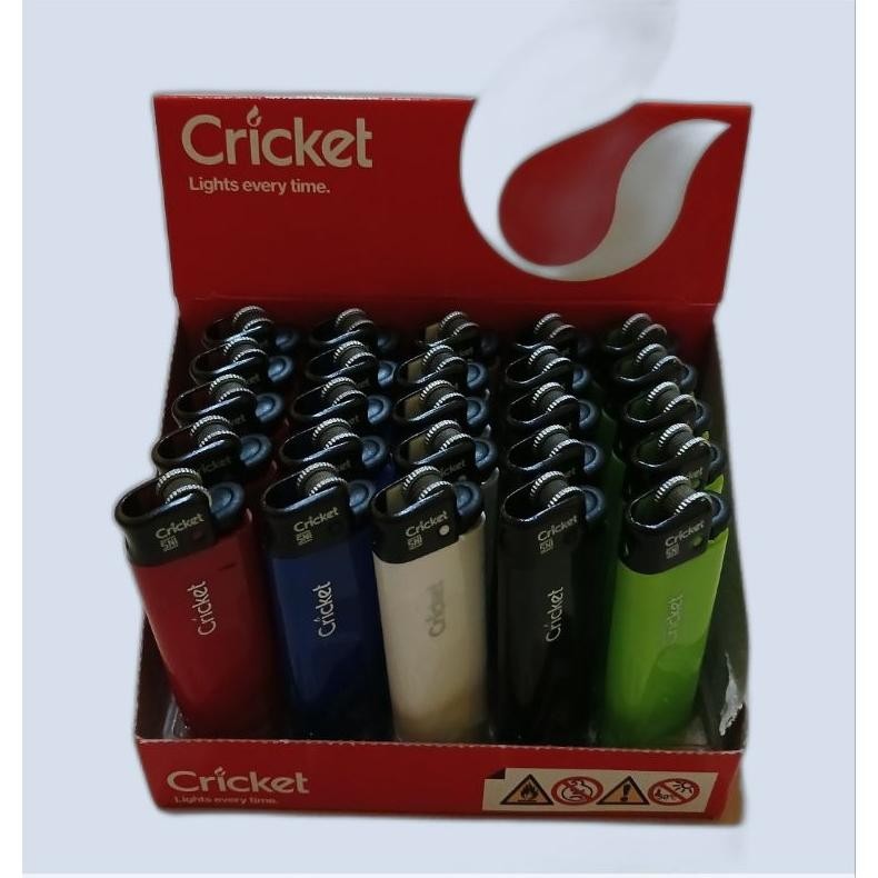 Korek Api Cricket Original 1 Box 25 Pcs Segel Nugi