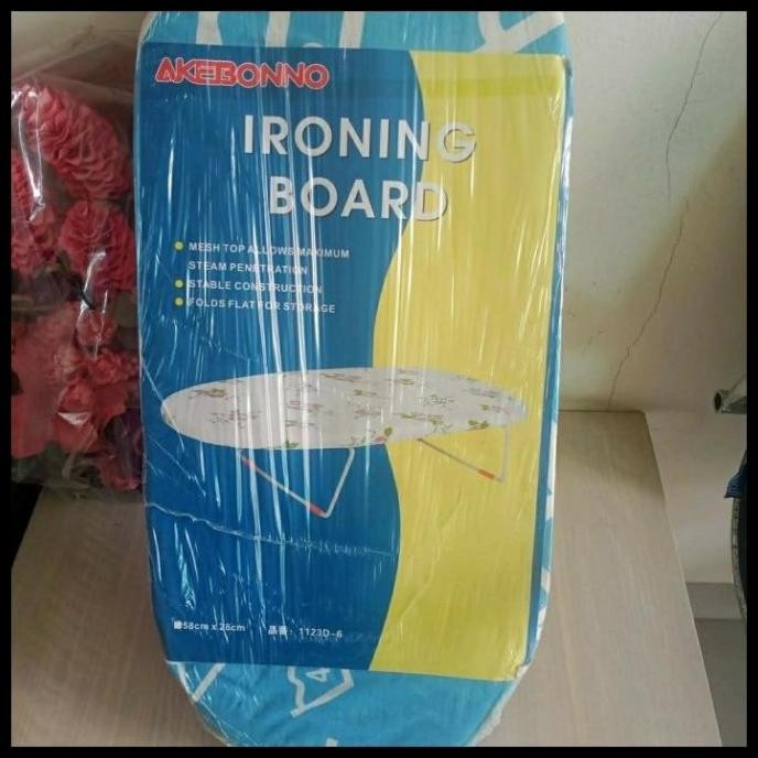 Meja Setrika Lipat Duduk Akebonno | Meja Setrika Mini Lipat/Meja Setrika Lesehan/Meja Gosok Nugi