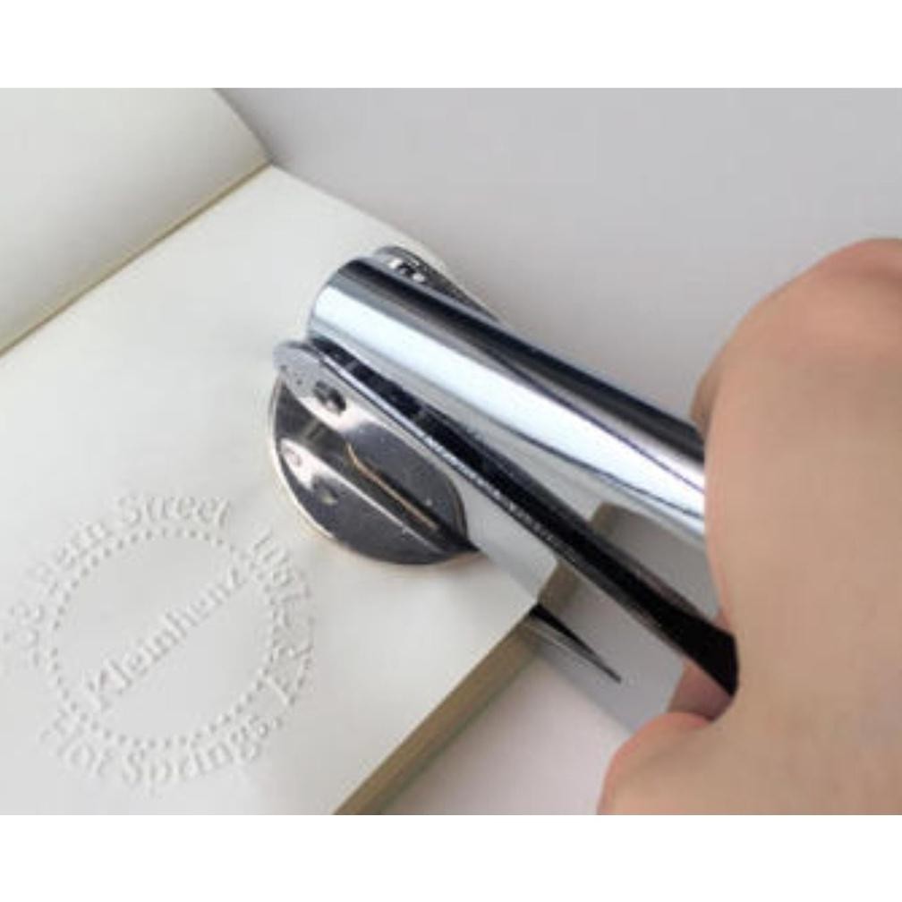 

Stempel Timbul ( Emboss stamp / stempel Emboss ) Portable Deluxe Nugi