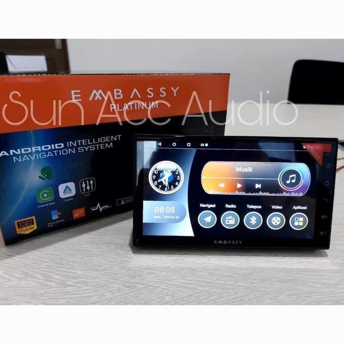 head unit android EMBASSY 7 inch ram 2GB rom 32GB