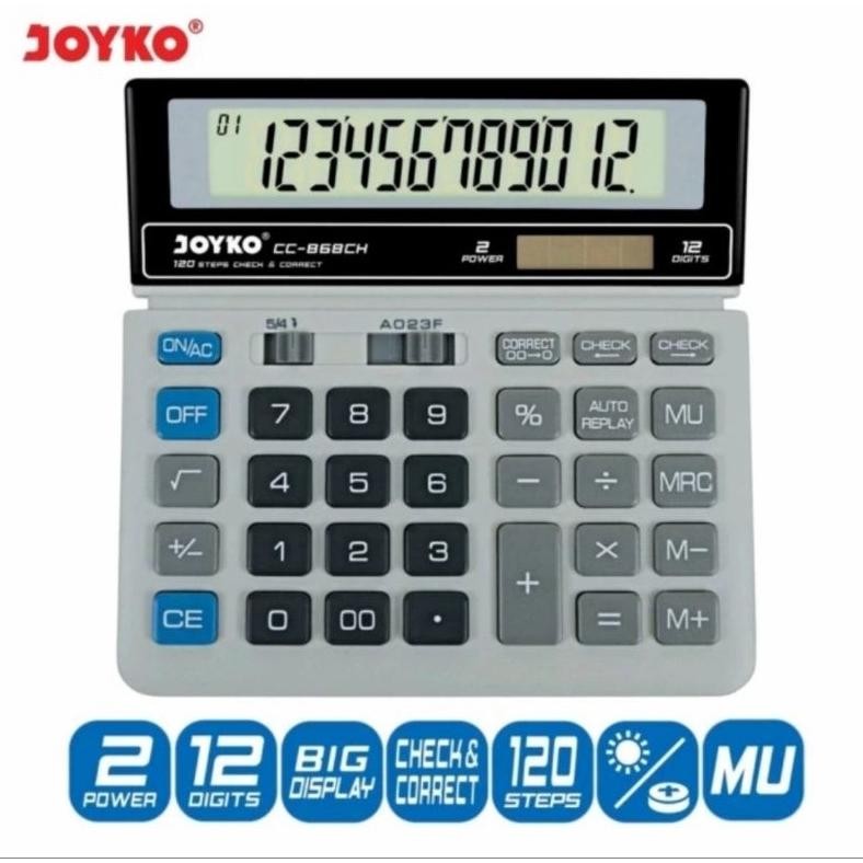 

Kalkulator JOYKO CC 868CH Calculator Check Correct Cek Ulang 868 CH Nugi
