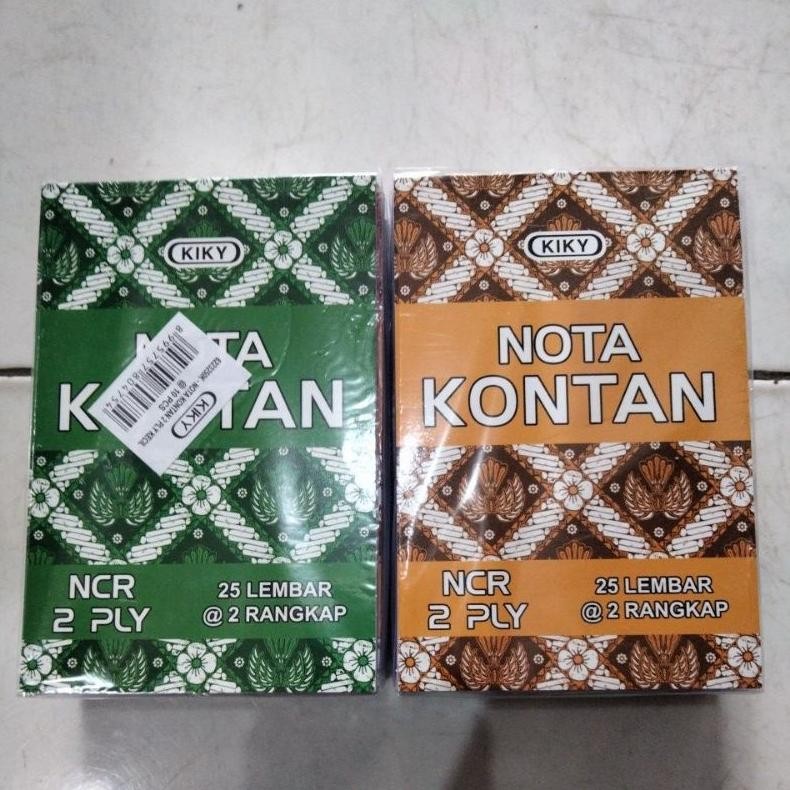 

Nota Kontan Kecil 2 Ply Kiky isi 10 Buku Nugi