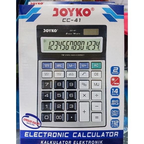 

Kalkulator Joyko CC 41, 12 dan 14 Digit Nugi