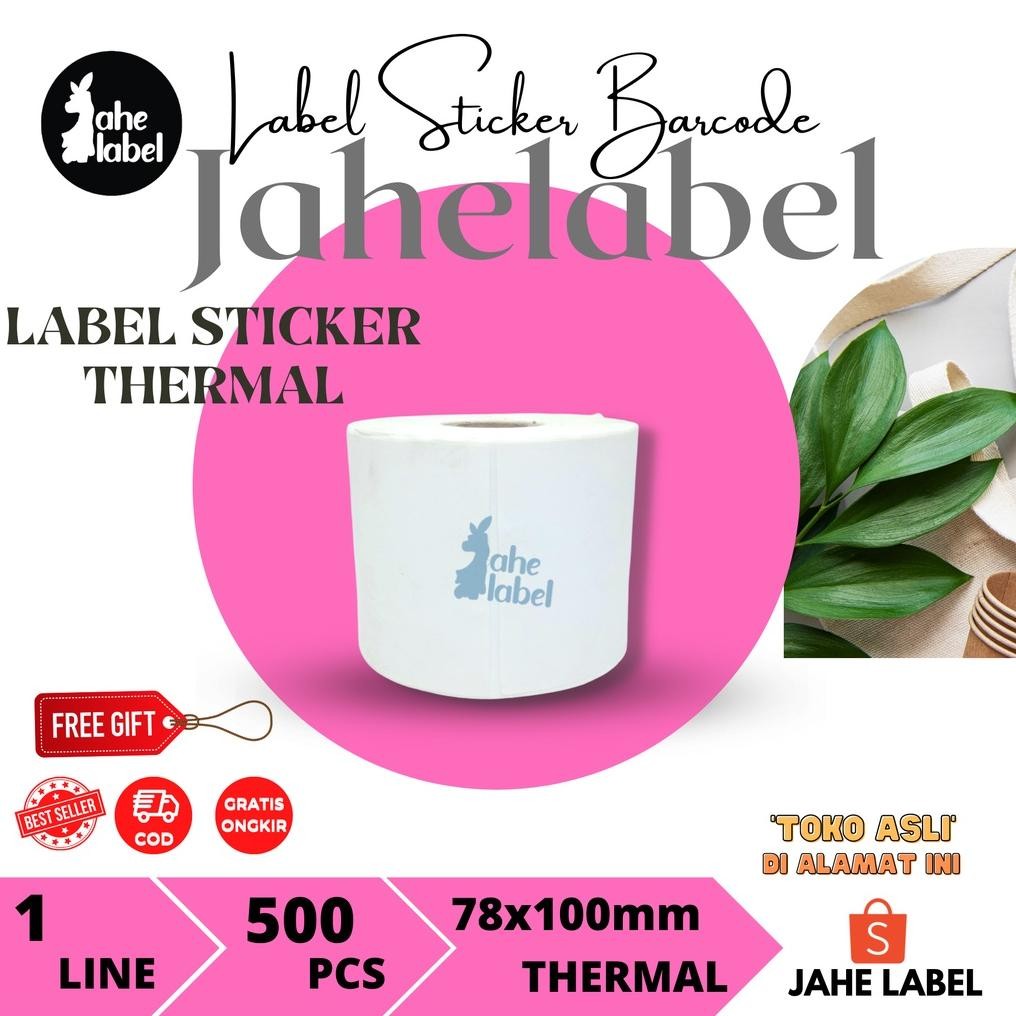

Stiker Label Direct Thermal 78 x 100 mm - 500 Pcs Nugi