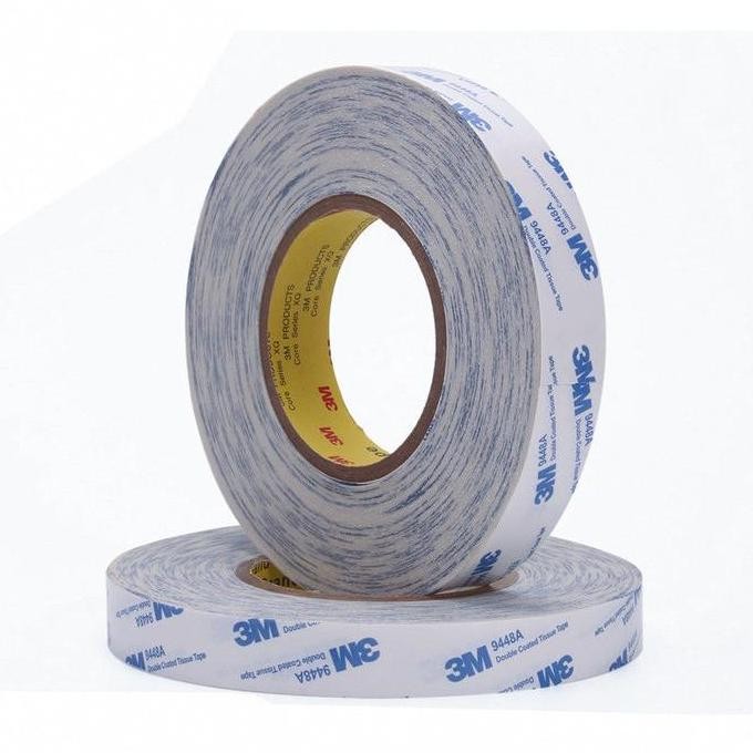 

3M Double Coated Tissue Tape 9448A, White, 24 Mm X 50 M