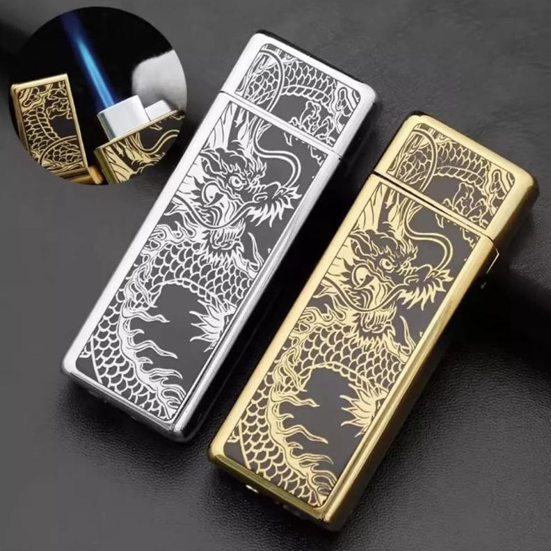 Korek Api gas bara las motif naga Nugi