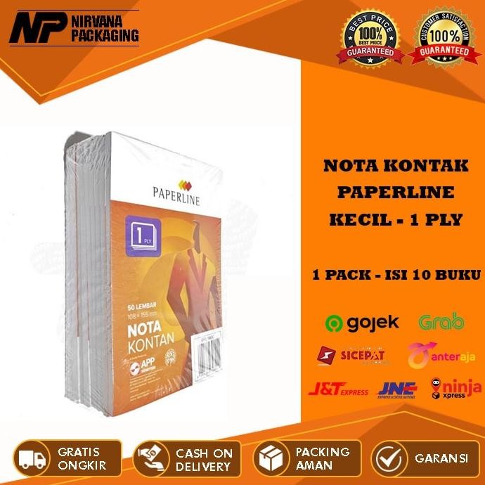 

NOTA KONTAN KECIL 1 PLY 1PLY PAPERLINE 1 RANGKAP / K1 PPL 1 PACK ISI 10 BUKU Nugi