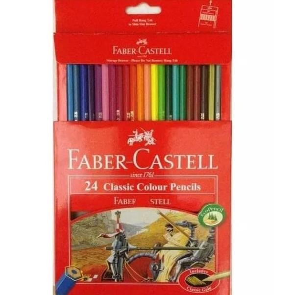 

PENSIL WARNA 24 WARNA FABER CASTELL CLASSIC Nugi