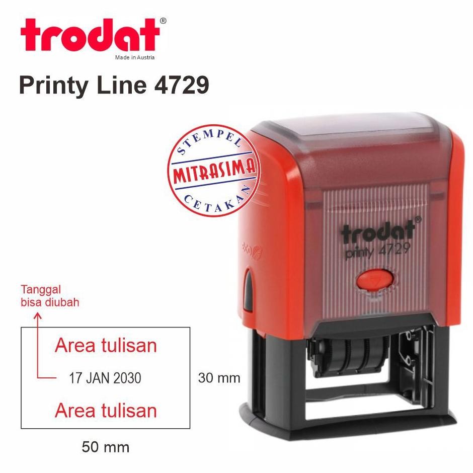 

Stempel Trodat 4729 ( Model Persegi dengan Tanggal ) Nugi