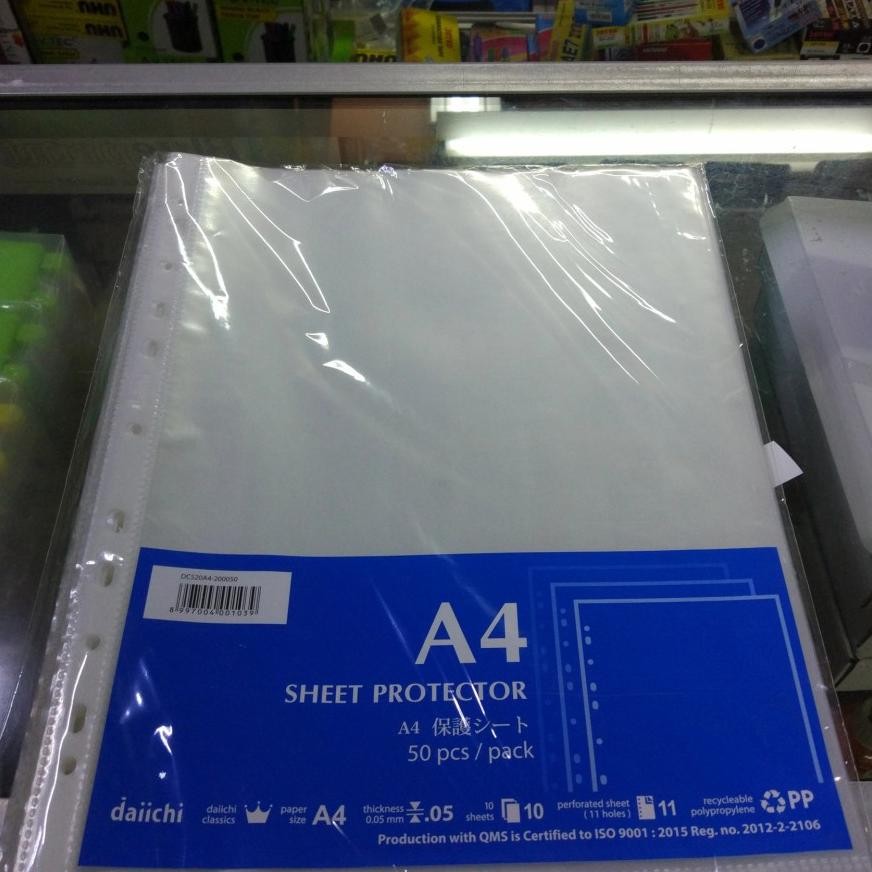 

PP Pocket A4 Daiichi / Sheet Protector A4 Daichi Nugi