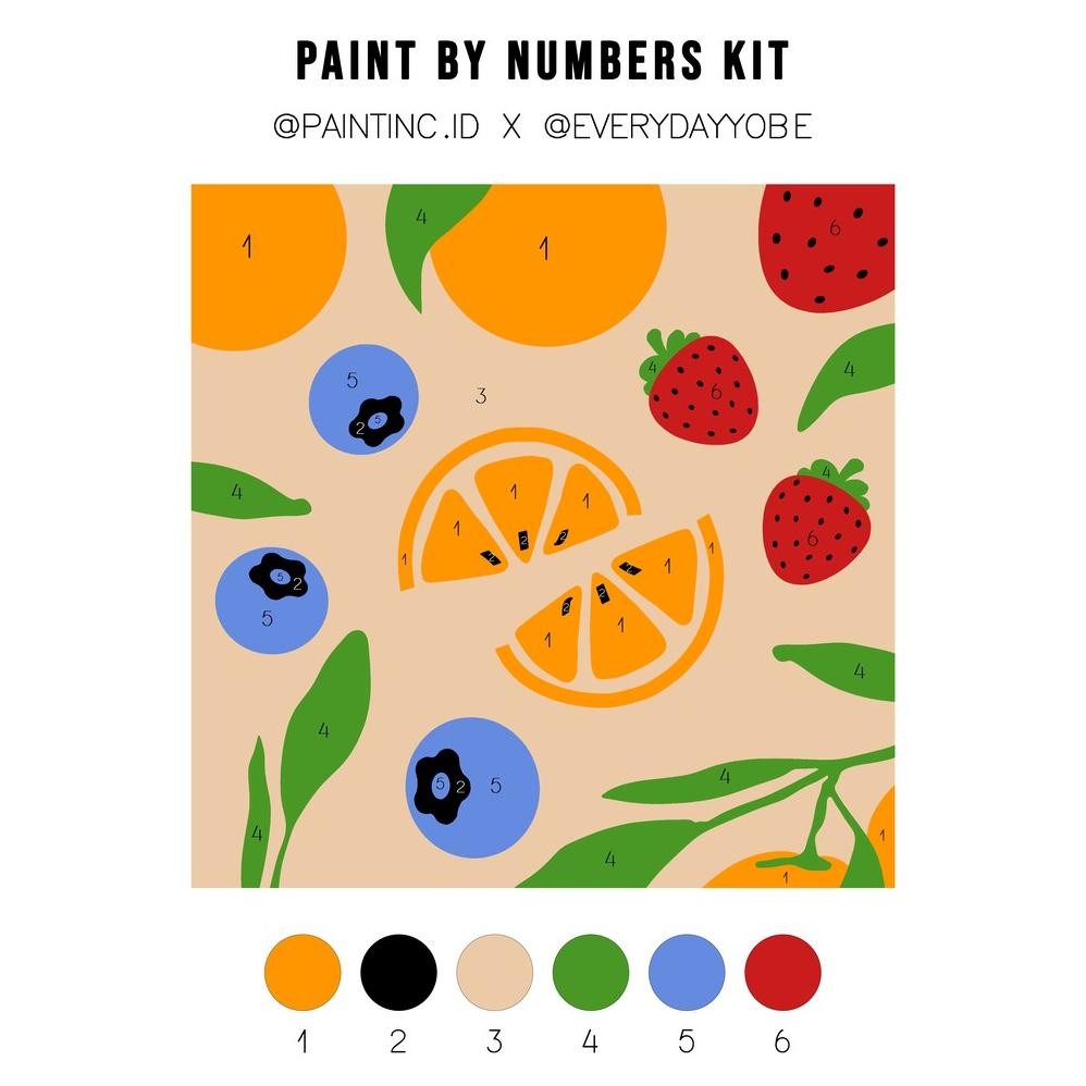 

Paint by Numbers Kit: Paintinc ID X Everydayyobe | Painting Kit | Paint by Number | Gifts Nugi
