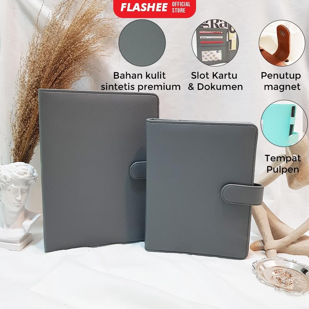 

Binder Polos Abu A5 20 Ring B5 26 Ring Agenda Polos Binder Polos A5 B5 Organizer Eksklusif Nugi