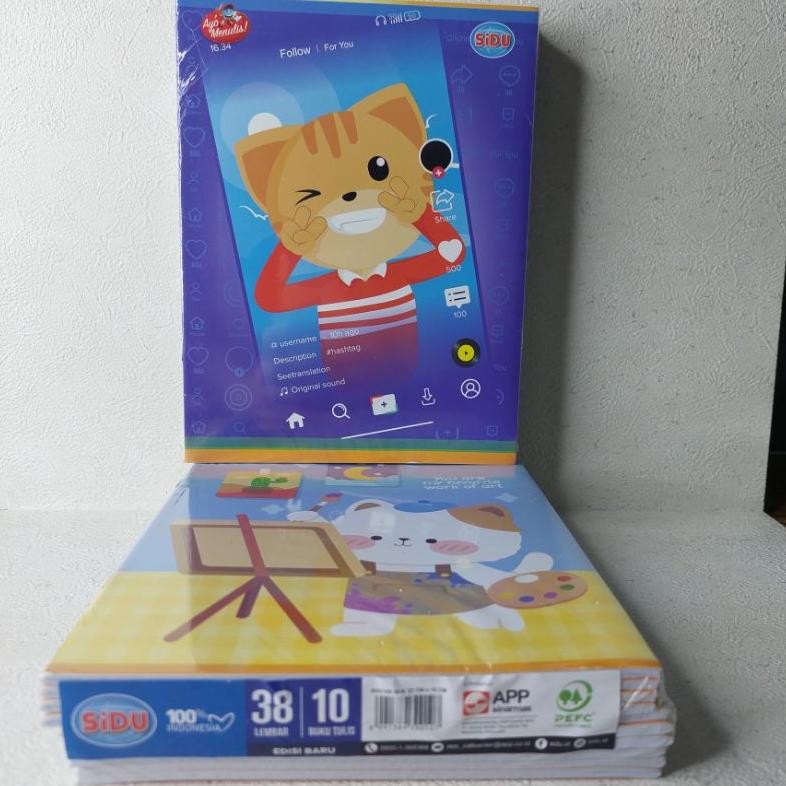 

Buku Tulis Sidu 38 Lembar/Per Pak Harga Promo Nugi