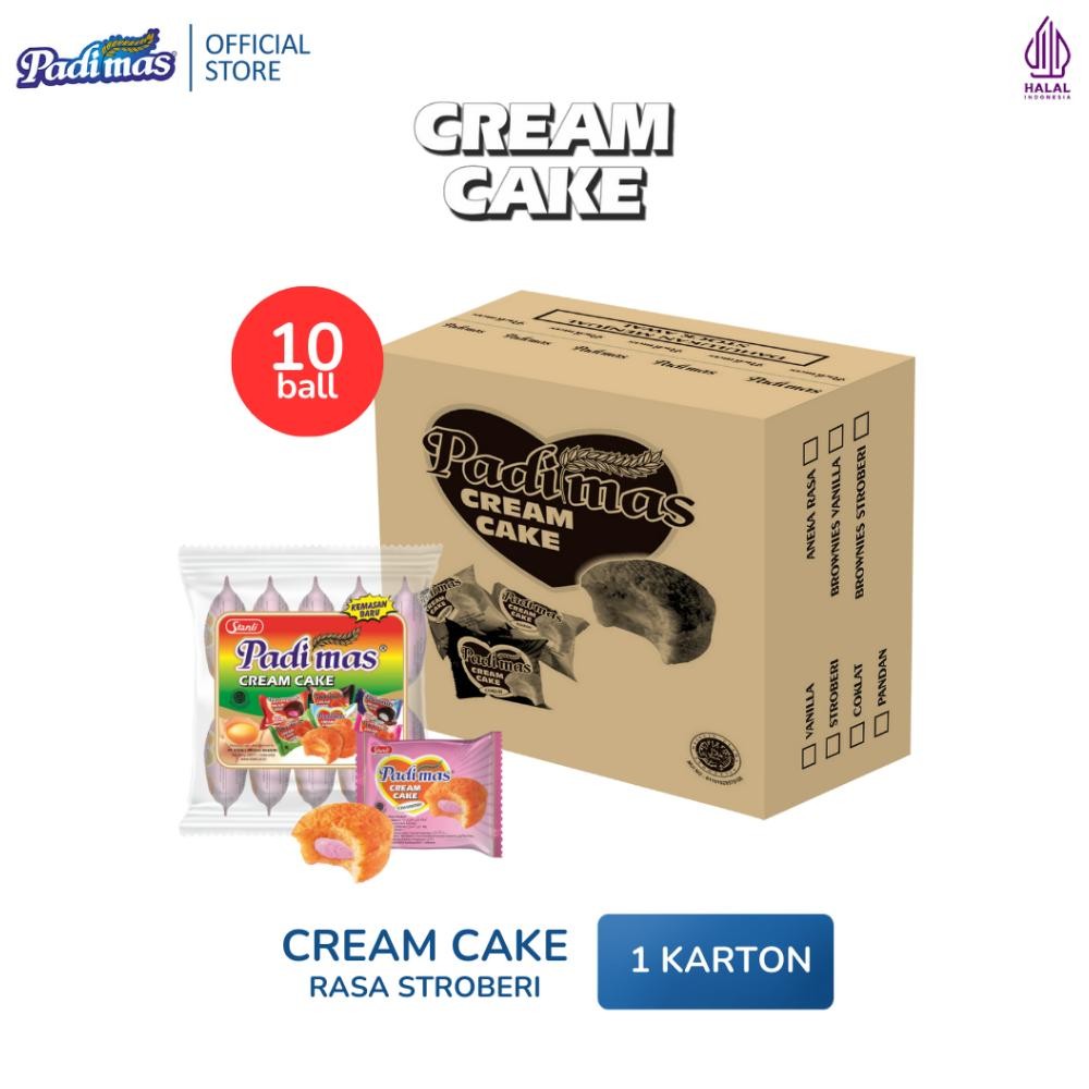 NO_MORE Cream Cake Padimas Strawberry Karton