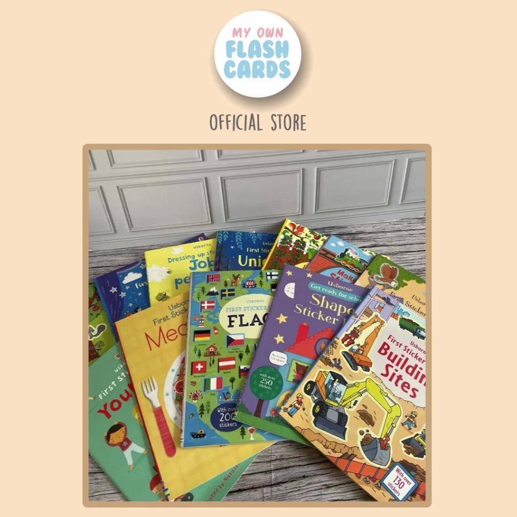 

Kumpulan Buku Sticker Berbagai Judul - Ukuran BESAR 21.6 x 27.6 cm - Sticker Book Activity Children Education Imported - Buku Stiker Anak Edukasi Aktivitas Nugi