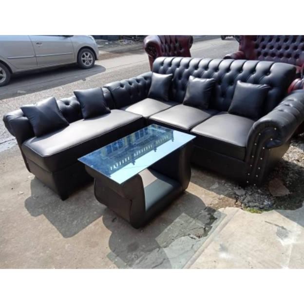 Sofa L Putus / Sofa L Kancing / Sofa Kancing / Sofa L Nugi