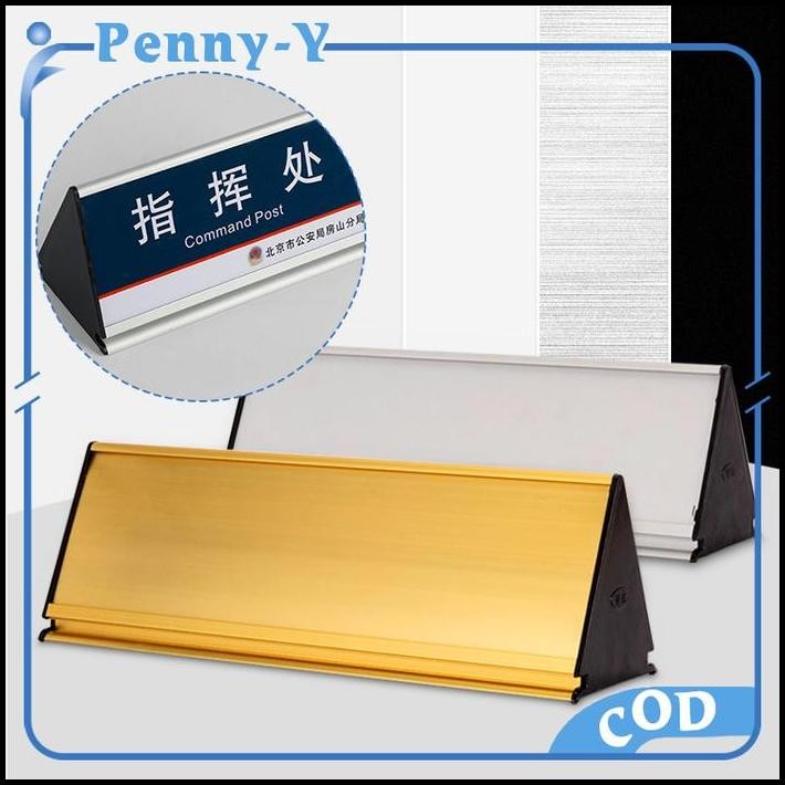 

Papan Nama Dinding Double Sided Papan Nama Ruangan Multifungsi Papan Nama Kantor Name Plate Room