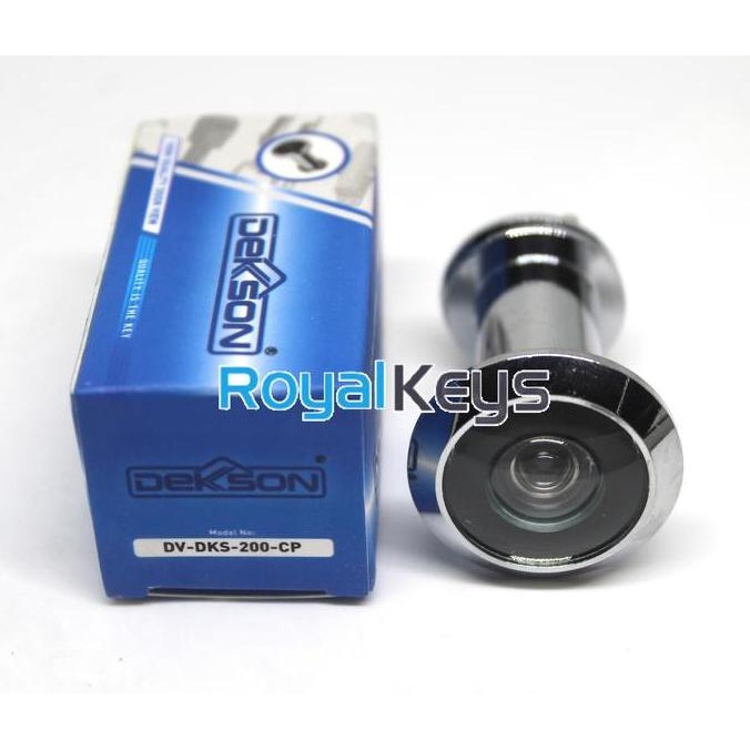 Door View Dekson Dekkson Dv 200 Cp Lubang Pintu Intip Peep Hole