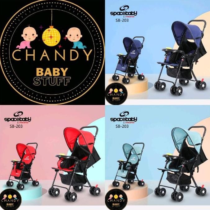 STROLLER BABY SPACE BABY SB 203 Bayi Roda