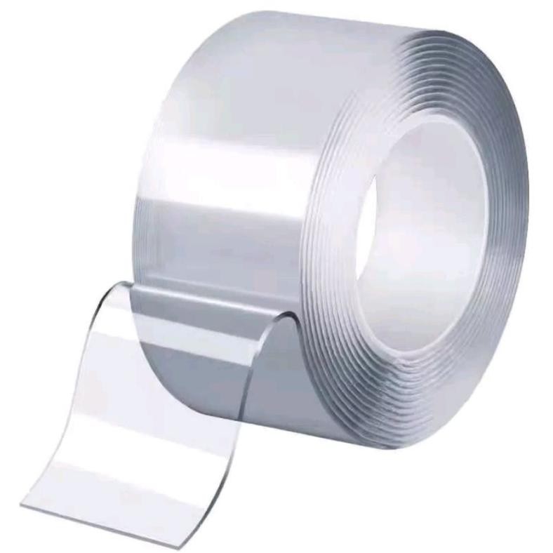 

Rd1- Double Tape Nano Selotip Bening 2 Sisi Serbaguna 1M 1 Meter