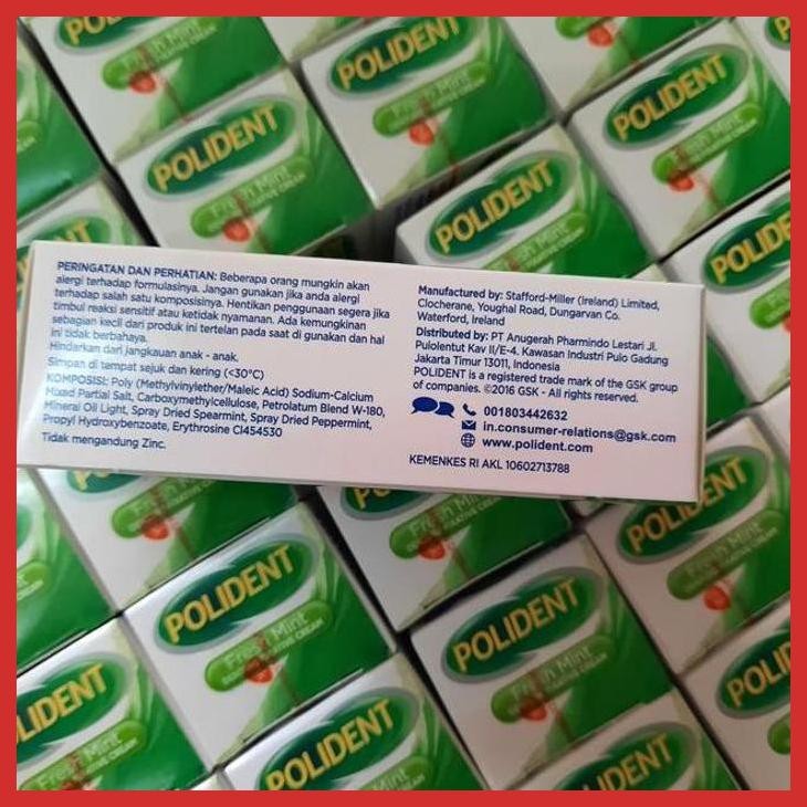 AJMALL PEREKAT GIGI POLYDENT 20 GR PRIVASI AMAN