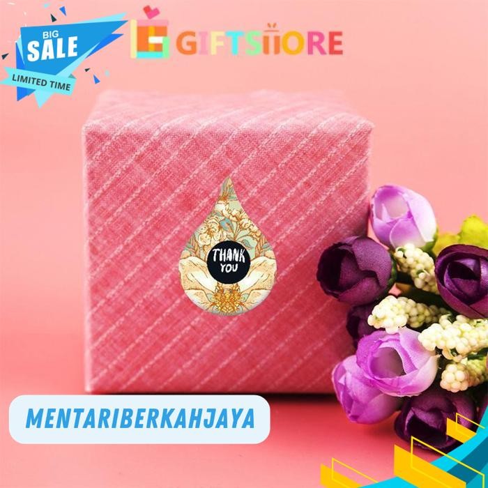 

500 PCS / 1 ROLL STICKER LABEL TULISAN THANK YOU FOR YOUR ORDER STICKER PACKAGING STICKER / STICKER TERIMA KASIH / STICKER THANK YOU/ STIKER-GI BY MENTARI BERKAH JAYA