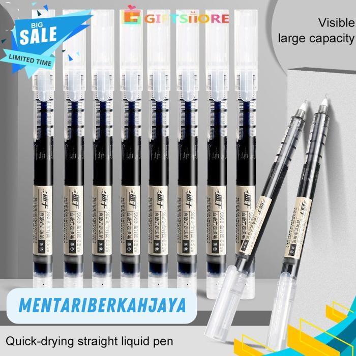 

BLACK STRAIGHT LIQUID QUICK-DRYING GEL PEN 1 PCS 0.5/1.0 MM OFFICE SIGNATURE PEN /1.0 PENA /ISI ULANG PENSIL / PULPEN KAYU / HITAM LURUS CAIR CEPAT KERING GEL PENA PENA TANDA TANGAN KANTOR UNTUK PELAJAR / KANTOR COD BY MENTARI BERKAH JAYA