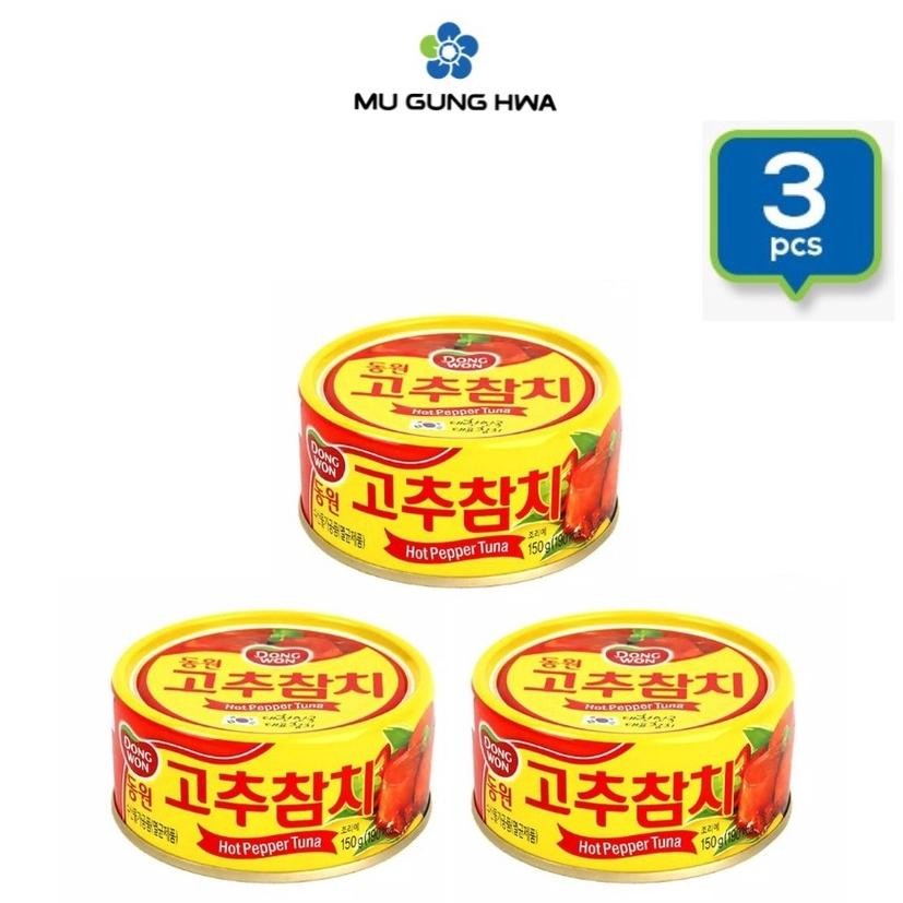 

NO_MORE Dongwon Light Tuna With Hot Red Pepper - 150g/3pcs